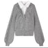 Winter Casual Knitted Collar Pullover Sweaters